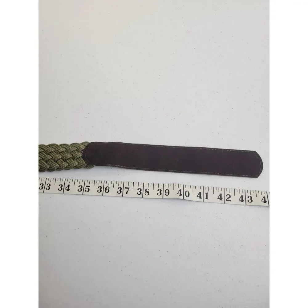 Macrame Green Minimalist Bohemian Hippie Festival‎ Braided Belt Women's Size 44